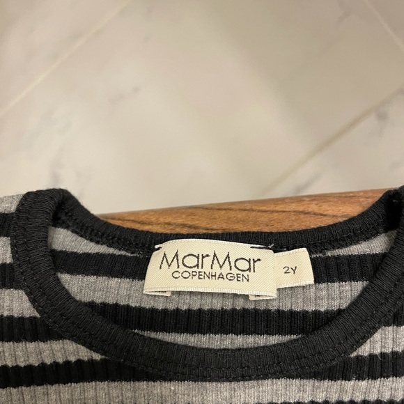Marmar Copenhagen striped T-shirt size 2 - Picture 3 of 3